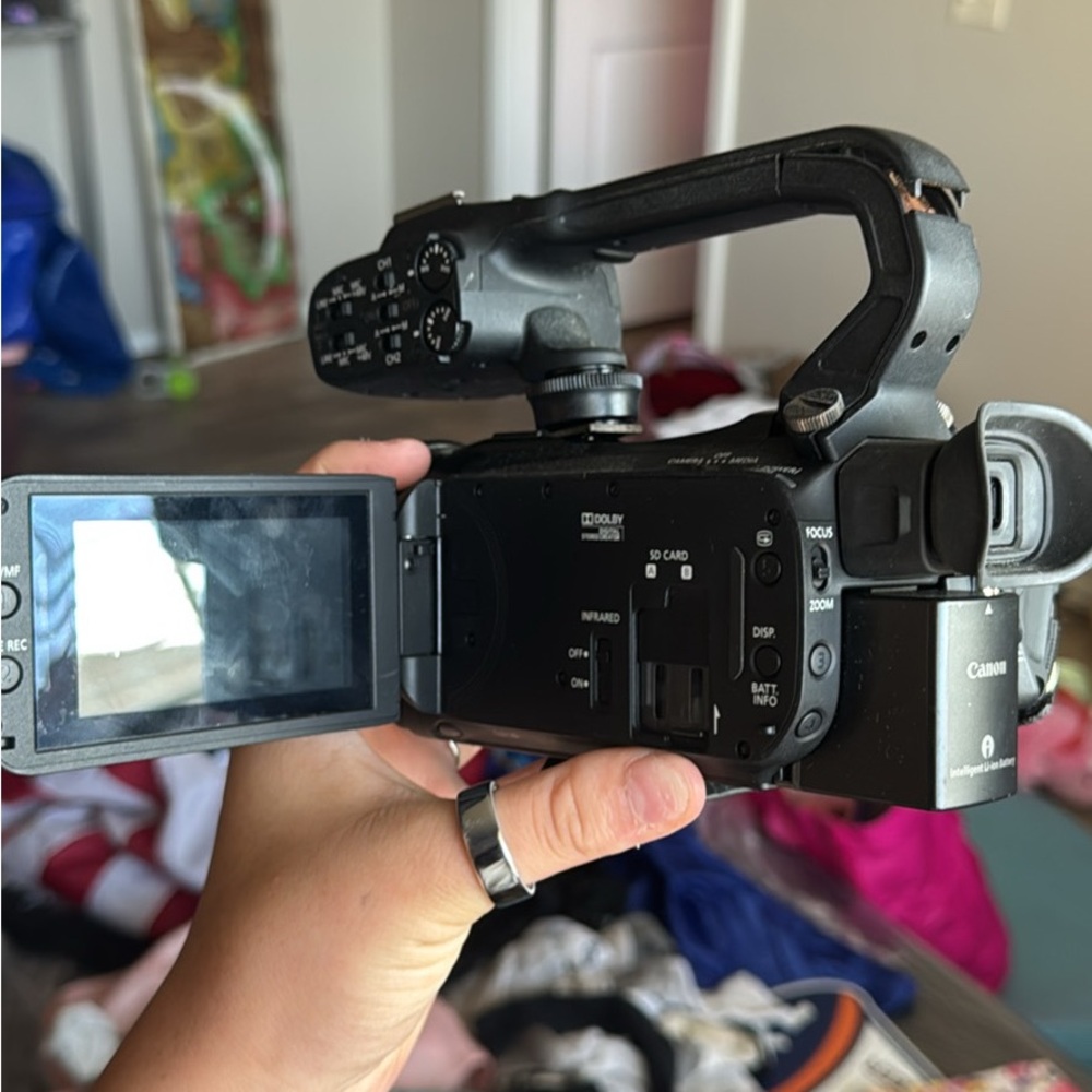 Canon XA11 Black Professional Video Camera with Flip-Out LCD